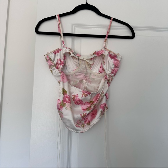 Victoria’s Secret x For Love & Lemons Melrose Pleated Bra Tank Top Corset: XS BC - Picture 5 of 12